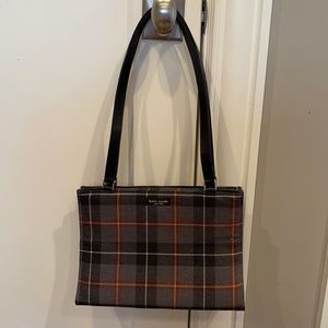 Kate Spade “School Girl” Plaid Handbag *Vintage*